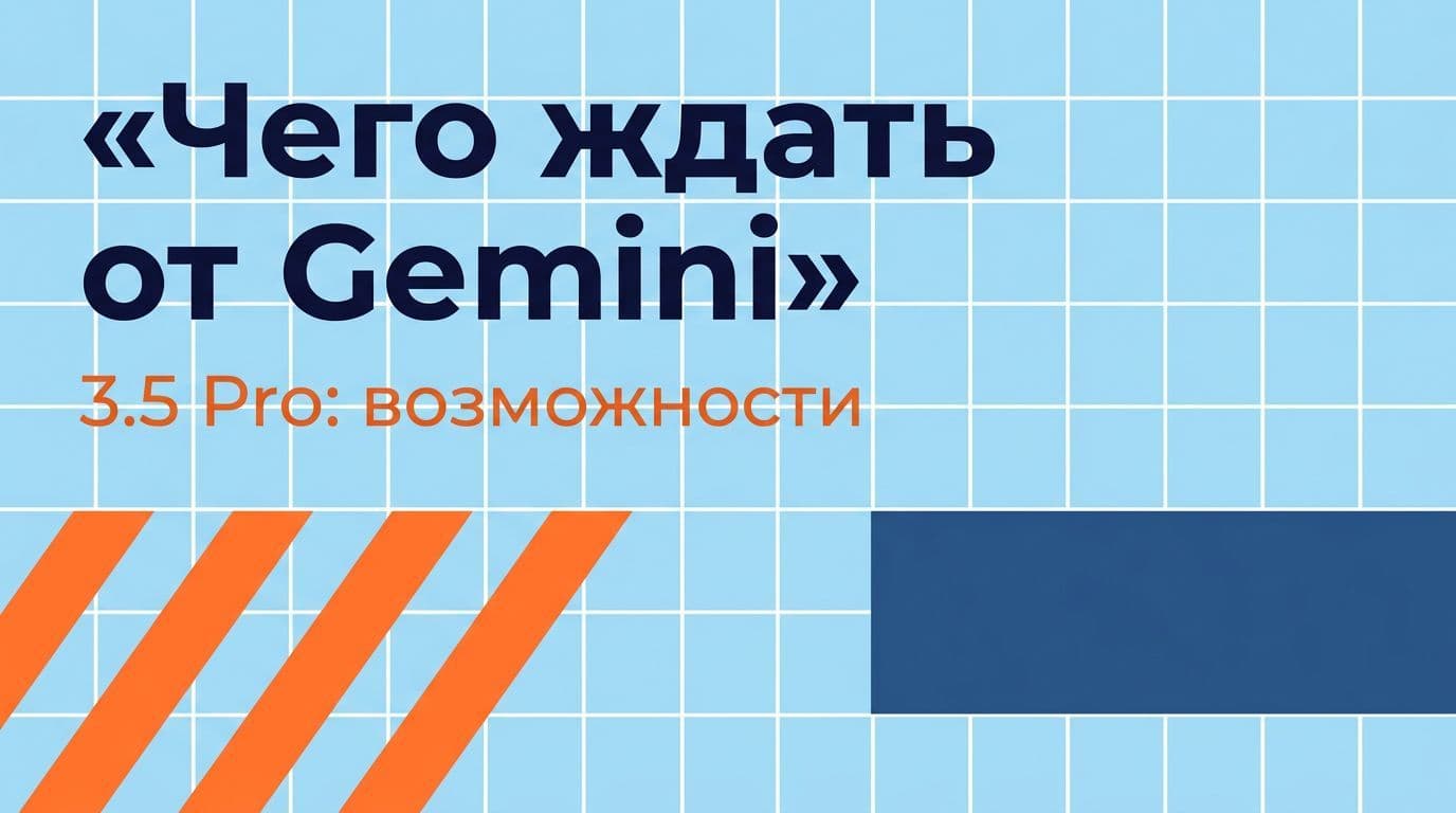 Чего ждать от Gemini 3.5 Pro: возможности новой модели Google